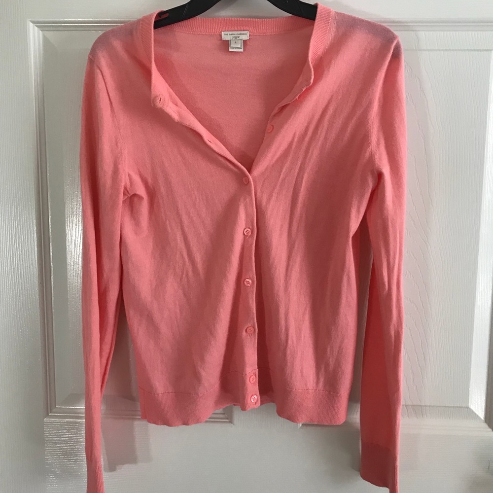 J. Crew Coral Caryn Cardigan - Small